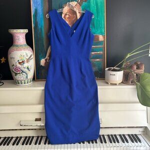 Dress the Population Royal Blue Midi Dress M